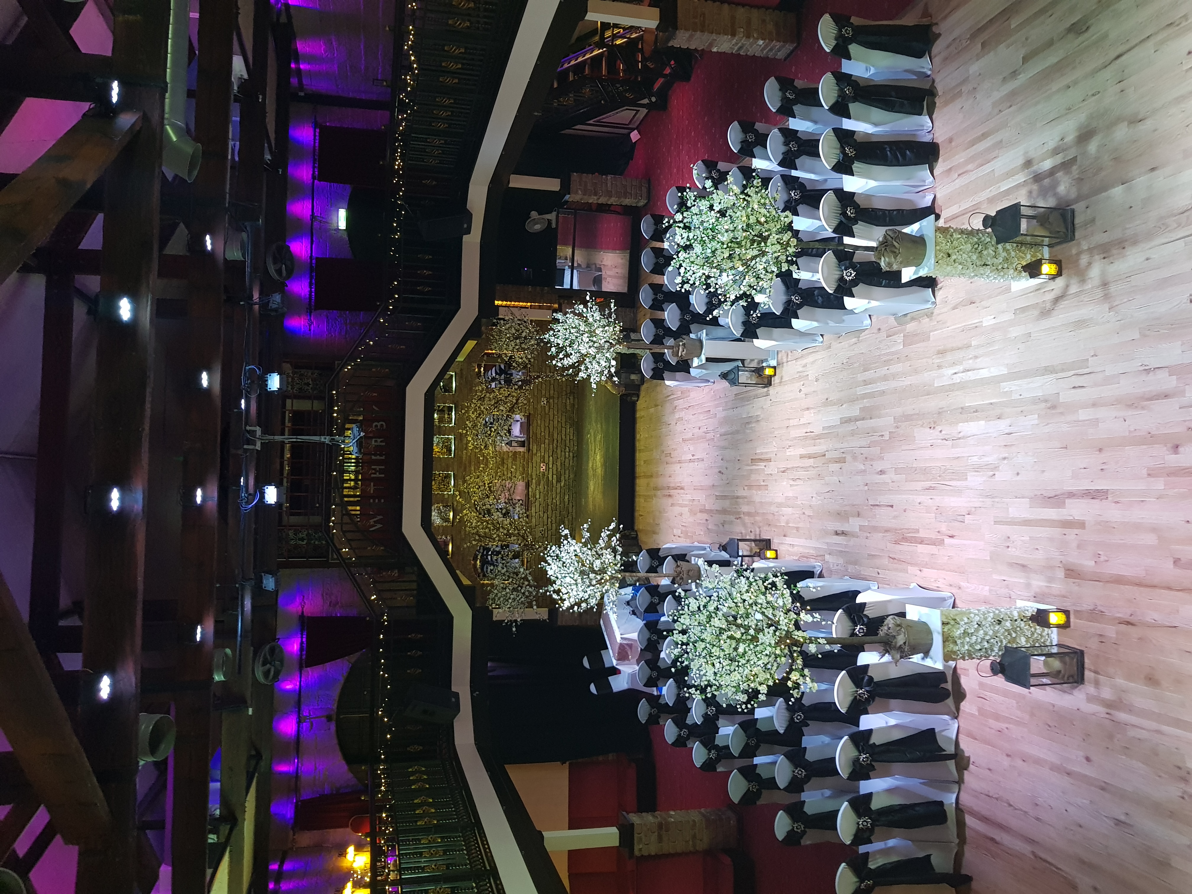 The Bridge hotel floral venue styling
