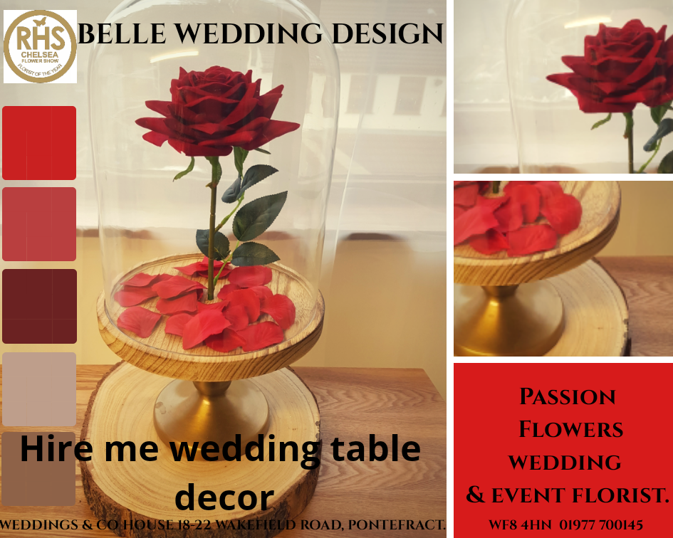 HIRE ME STYLING Passion Flowers Weddings West Yorkshire