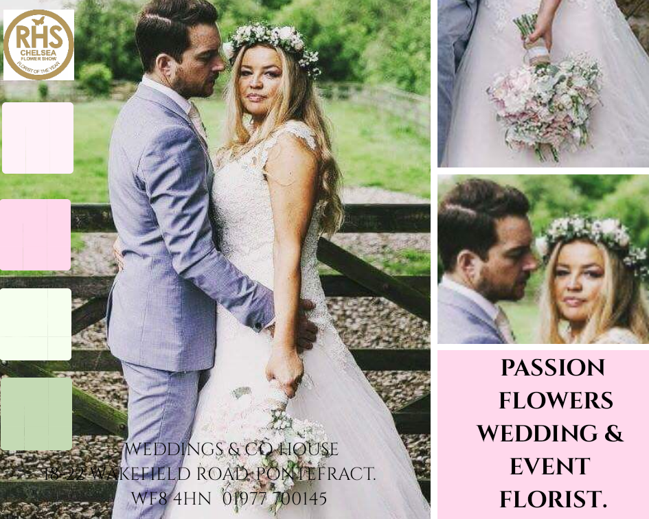 WEDDING FLOWERS Passion Flowers Pontefract WF8 4HN