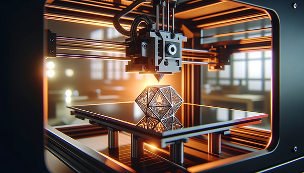 DALL·E 2023-11-07 20.24.28 - Create an image showcasing a 3D printer in the process of pri