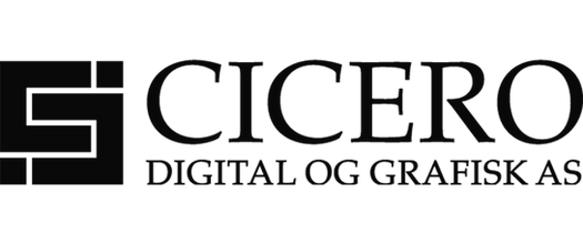 Cicero logo with the text 'Digital & Graphic Arts'