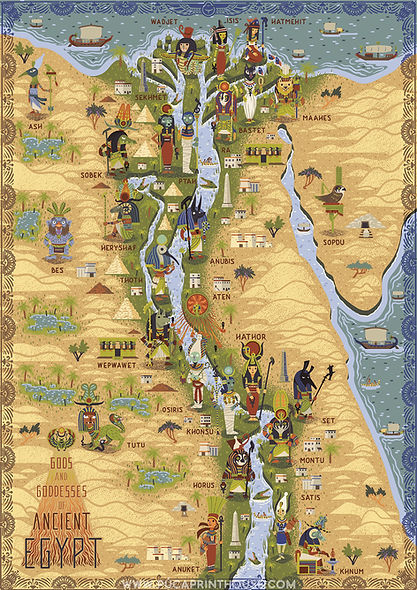 gods and goddesses of Ancient Egypt