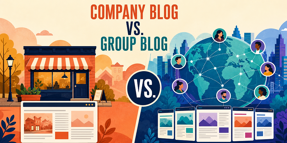 Company Blog vs. Group Blog: Where Should ERP and CRM Partners Actually Publish?