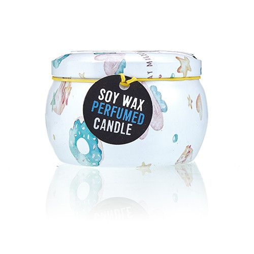 Thumbnail: Art Tin Candle - Assorted Design - Unicorns - Moonstone
