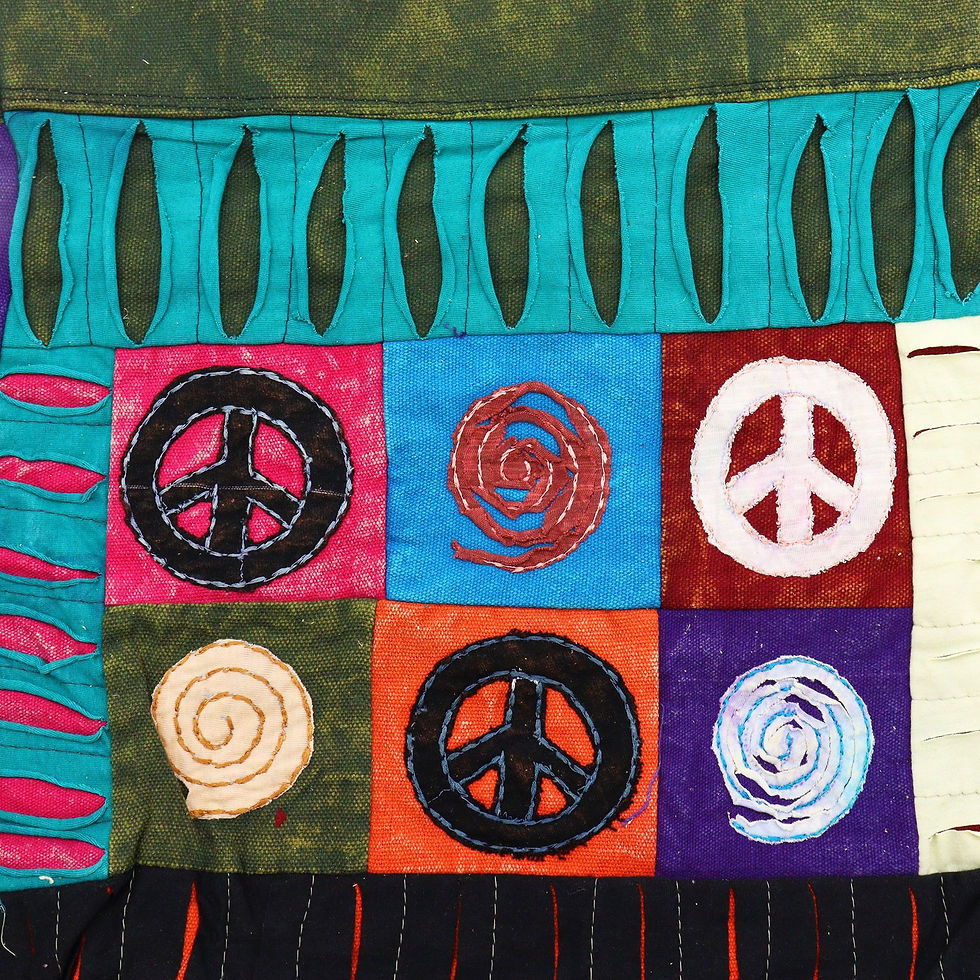 Thumbnail: Classic Peace Skirt Bags (asst des)