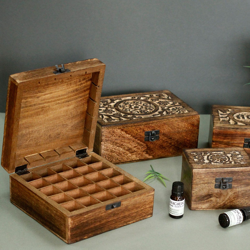 Thumbnail: Mango Aromathrapy Box - Floral (holds 25)