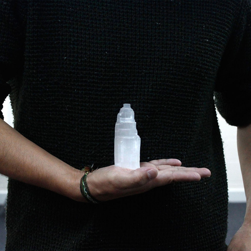 Thumbnail: Natural Selenite Tower - 10 cm