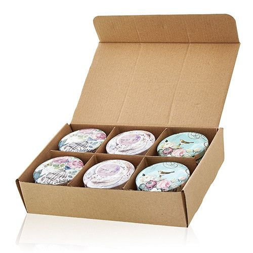 Thumbnail: Art Tin Candle - Assorted Design - Parisian Weekend - Peonies