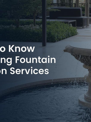 7 Things to Know Before Hiring Fountain Installation Services