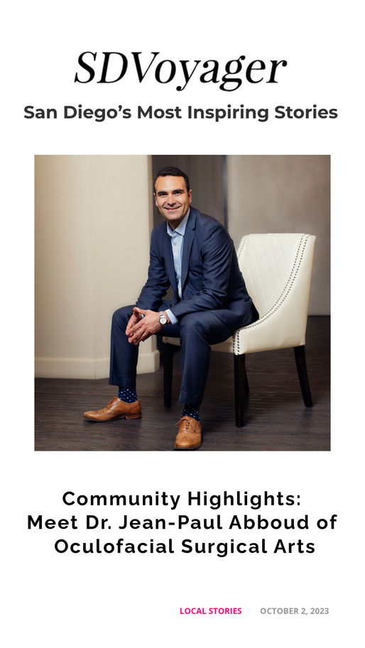 San Diego's Most Inspiring Stories: Interview in SDVoyager Magazine