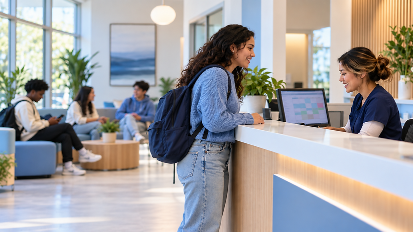 Friendly Reception at a Modern Student Services Lobby.png