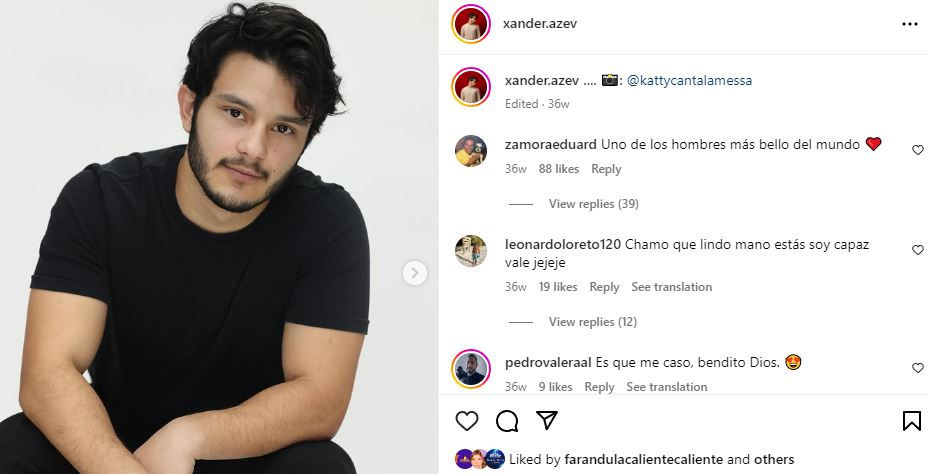 Xander, es hijo de la famosa cantante venezolana Karina y ya hizo el lanzamiento por las plataformas digitales. Foto: Instagram xander.azev