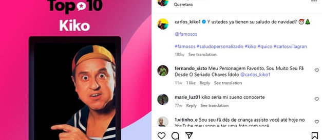 Lo más viral: A sus 81 años Carlos Villagrán vuelve a actuar como "Kiko"