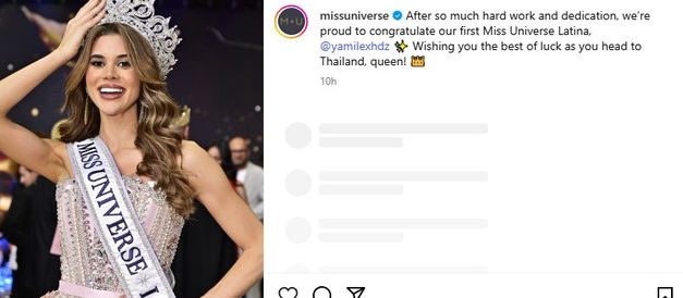 La dominicana Yamilex Hernández es la primera Miss Universo Latina