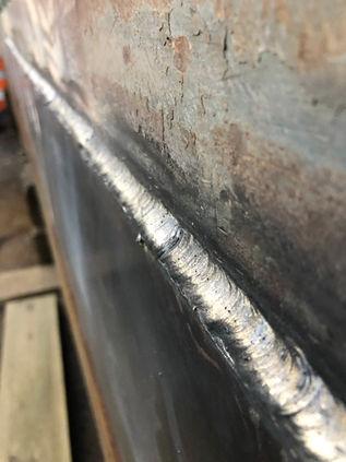 FCAW welding services provided by A-Plus Welding & Ironworks Inc.