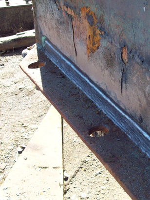 A beautiful multi-pass rows of welds by certified A-Plus welding