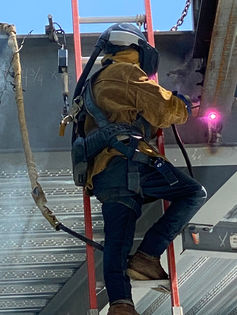 On-site mobile structural steel repair and welding services performed by local certified welding union ironworkers.