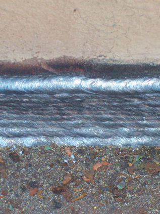 Barg weld repair up close