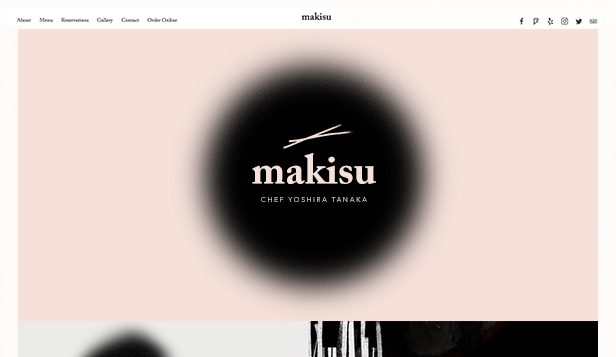 restaurants food website templates wix