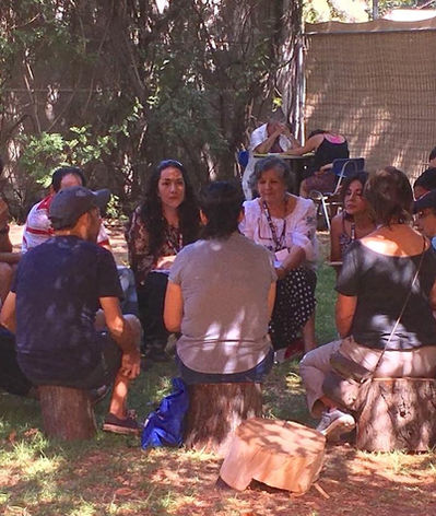 Círculo Comunitario en el Festival Womad de Recoleta.