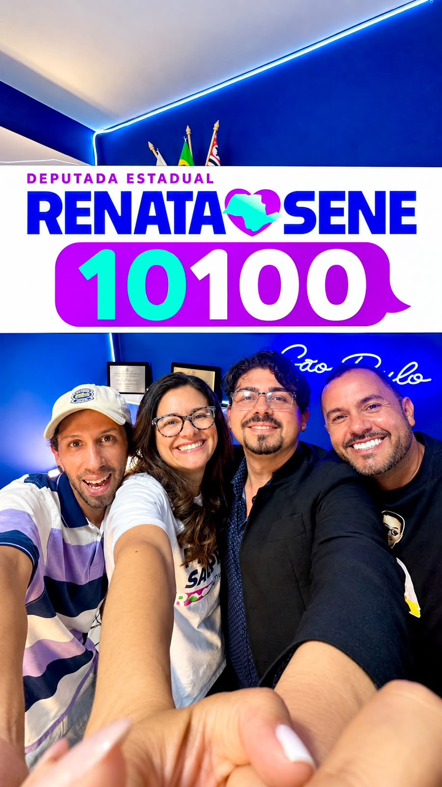 Vote Renata Sene para Deputada Estadual - 10 100!
