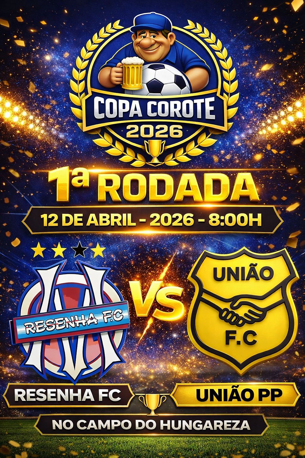 Campeonatos Para o Final de Semana 12/04/26