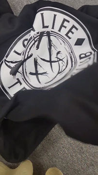 Thumbnail: LOW LIFE TATTOO CLUB HOODIE BLACK 