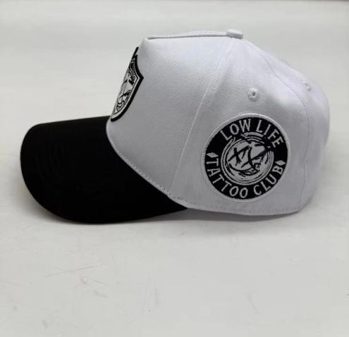 Thumbnail: Low Life Tattoo Club SnapBack White