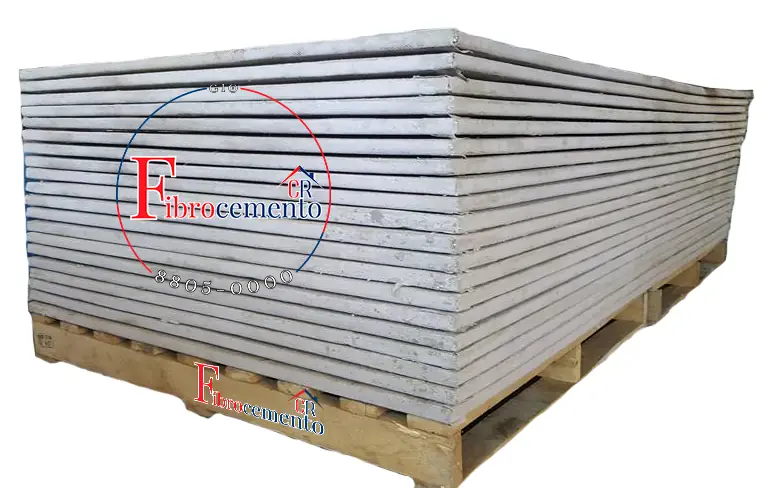 Tarima de láminas de Fibrocemento para entrepiso con malla metálica electrosoldada