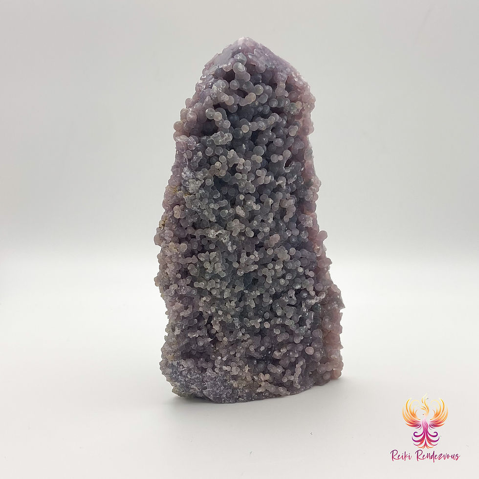 Thumbnail: Grape Agate Tower Back View