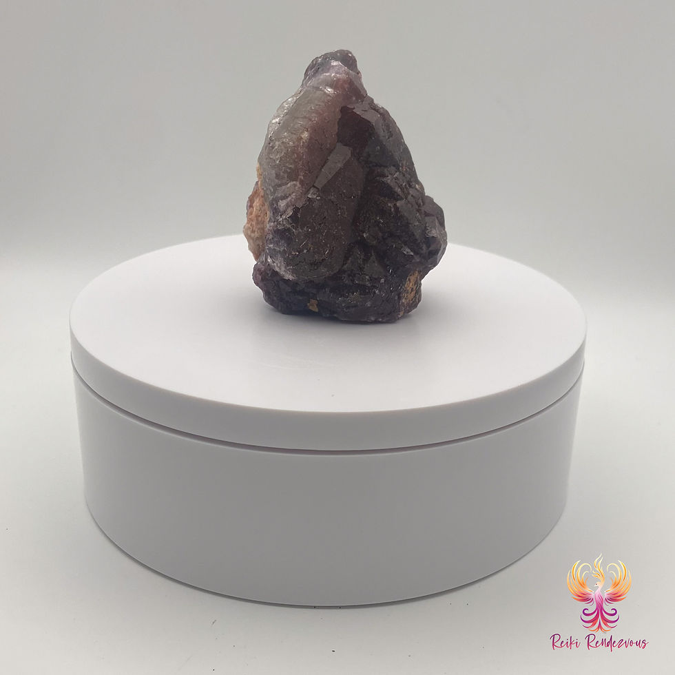 Red Amethyst Freeform Front View