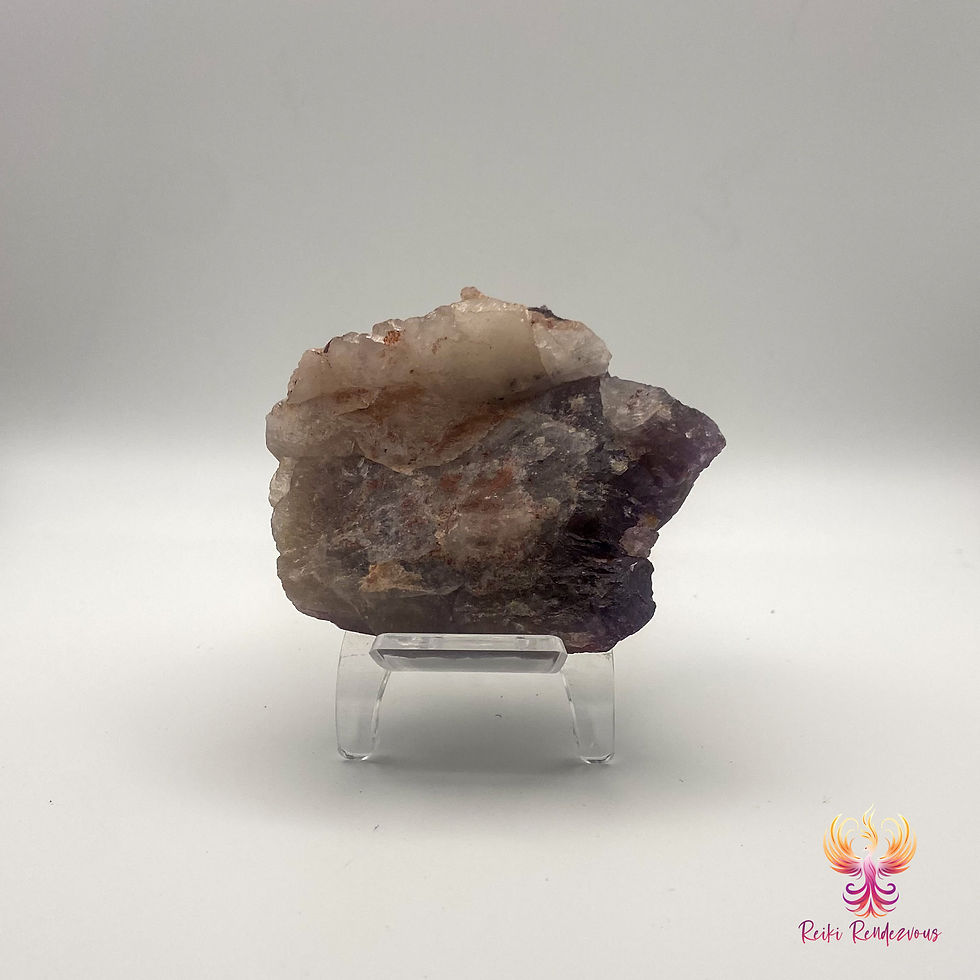 Red Amethyst Freeform Front View