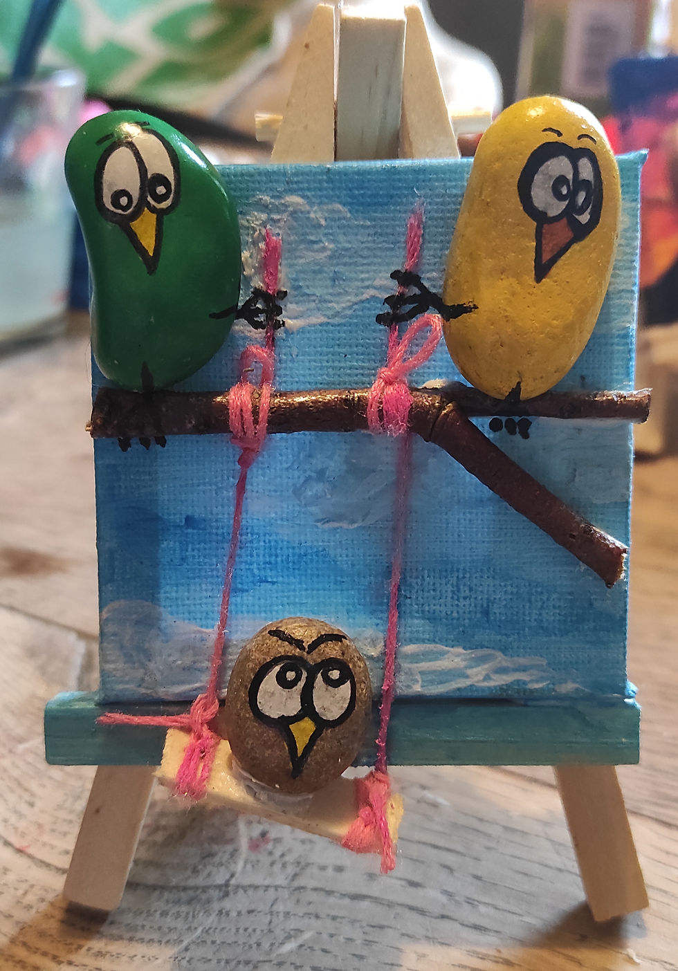 Mini tableau oiseaux