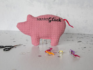 Glücksbringer nähen: kleines Geschenk zu Neujahr oder zur Prüfung