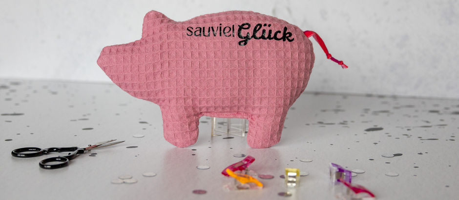 Glücksbringer nähen: kleines Geschenk zu Neujahr oder zur Prüfung