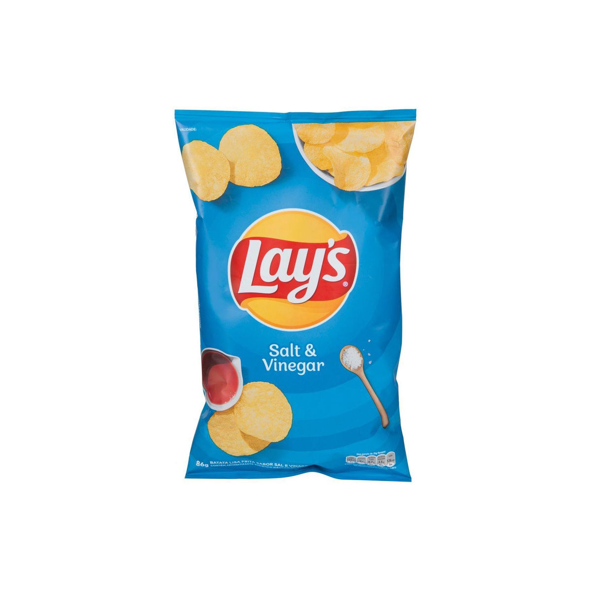 BATATA SNACKS LAYS SALT VINAGER 80G