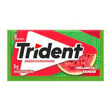 CHICLETE TRIDENT MELANCIA 8G