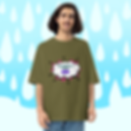 サムネイル： Unisex oversized t-shirt屋台の型抜きの判定の厳しさは異常ユニセックスオーバーサイズTシャツ