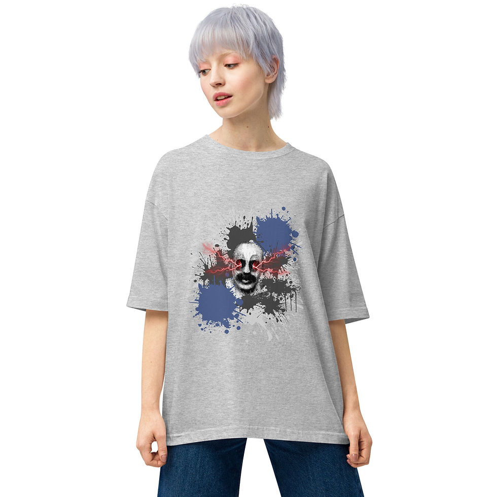 Thumbnail: Unisex oversized t-shirtユニセックスオーバーサイズTシャツ