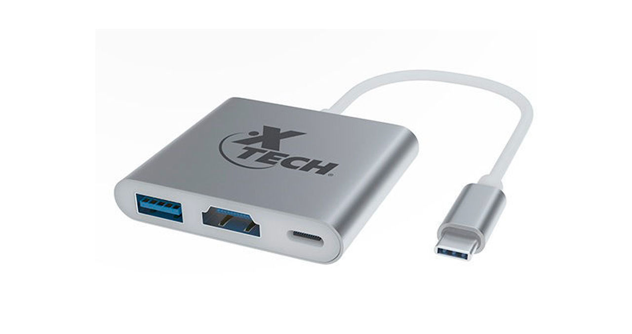 XTECH USB TYPE-C MULTIPORT ADAPTER