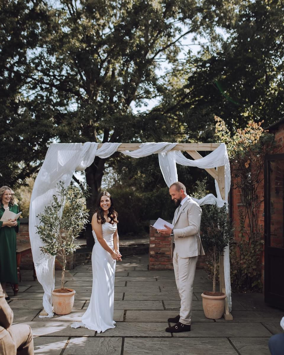 ceremonies by Nicola officiating a wedding