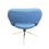 Thumbnail: Knoll Saarinen Armless Side Chair (Swivel Base)  - Light Blue