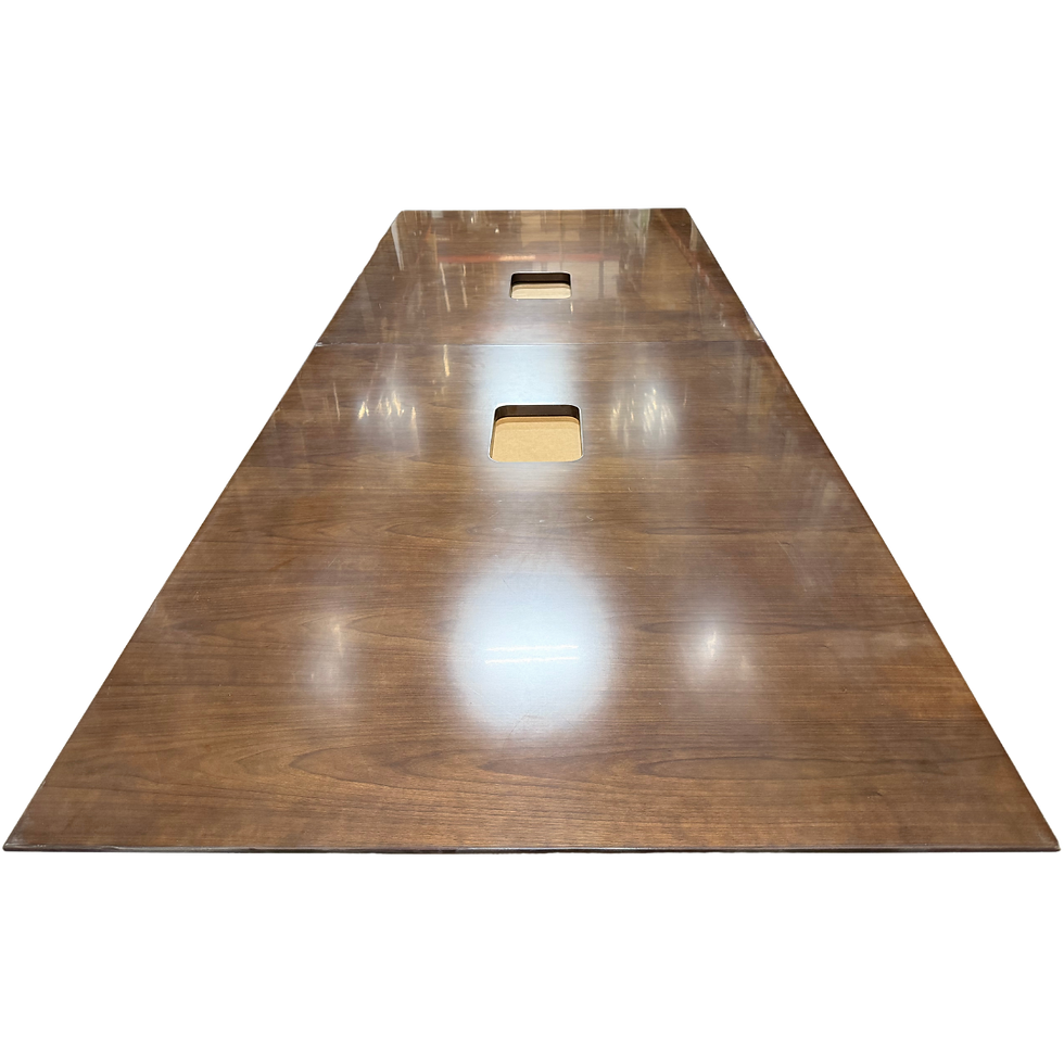 Thumbnail: Allsteel 10ft Espresso Lacquer Conference Table