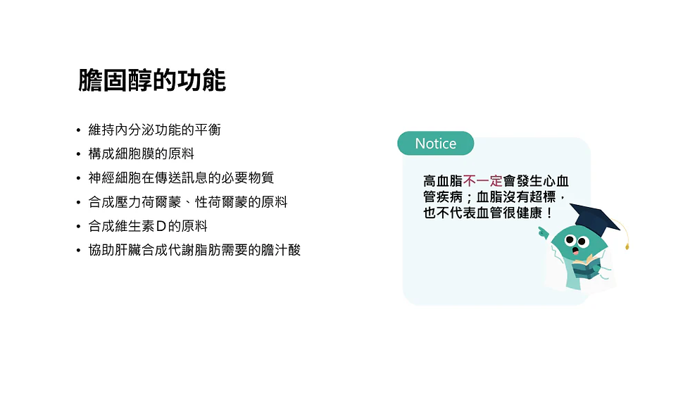 膽固醇的功能