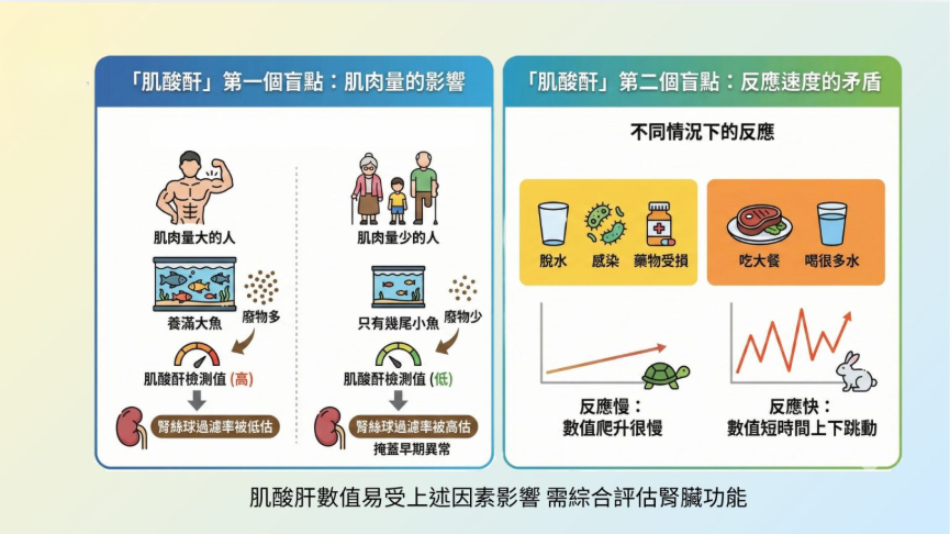 腎絲球過濾率紅字別慌！加驗「胱蛋白C」確認