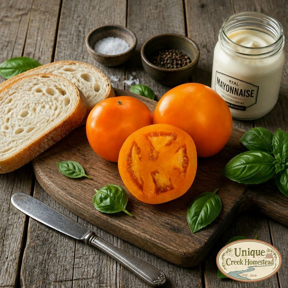 Thumbnail: Tangerine TOMATO Heirloom Seeds Organic Grown