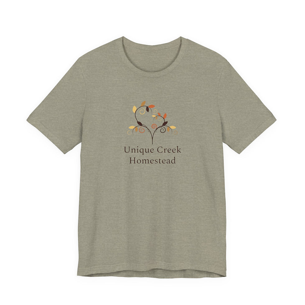 Thumbnail: Unique Creek Homestead Heart Tree Logo Tee Graphic Gardening Garden T-Shirt