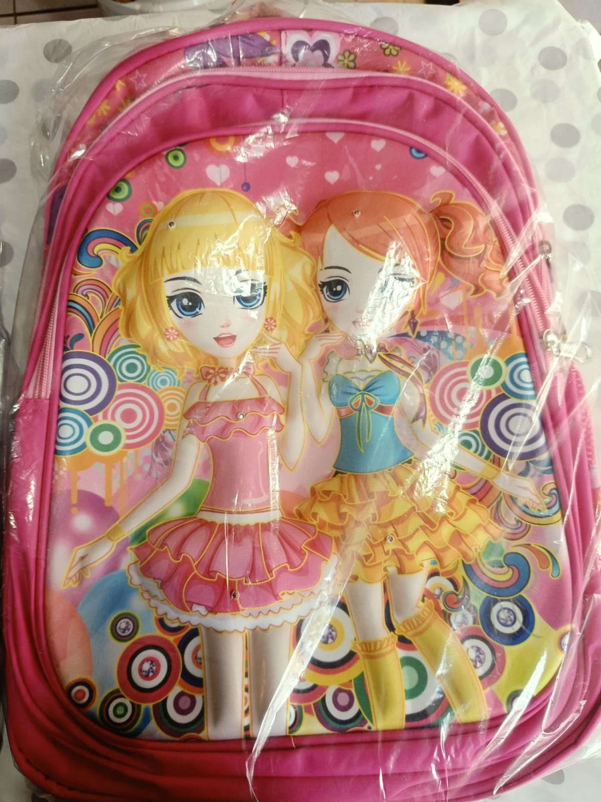 Mochila Escolar para Niñas con Diseño de Anime