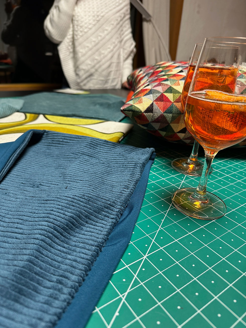 Nähen trotz Aperol // Beutel – Praktisch und individuell!