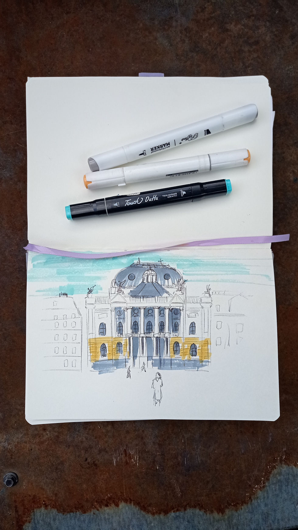 Urban Sketching in Augustusburg